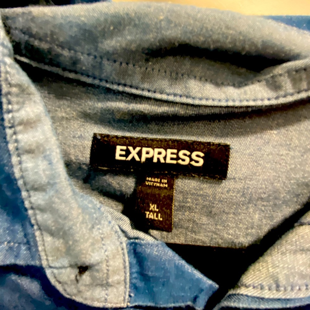XL Tall Express Denim Longsleeve! Never worn!!